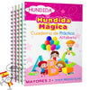 Set de libros de caligrafía con tinta mágica para niños