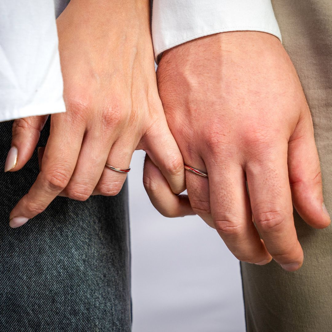 Par de anillos del Hilo Rojo del Destino - Moroveta