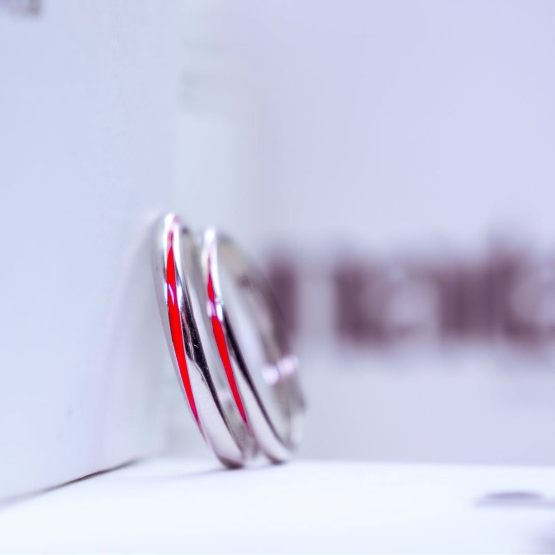 Par de anillos del Hilo Rojo del Destino - Moroveta