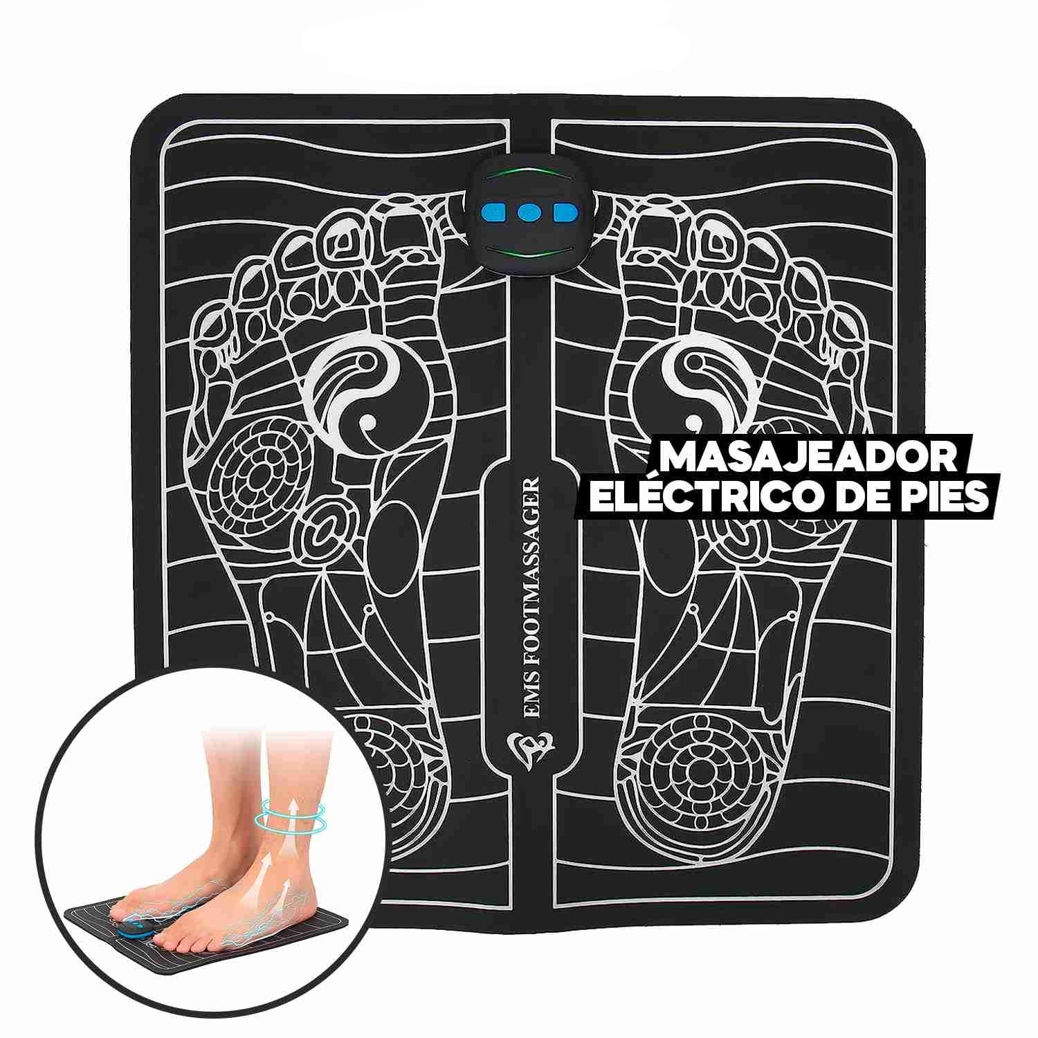 Masajeador de pies electrico portátil y plegable