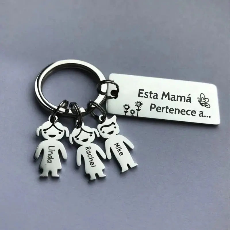 Llaveros personalizables con dijes infantiles - Moroveta