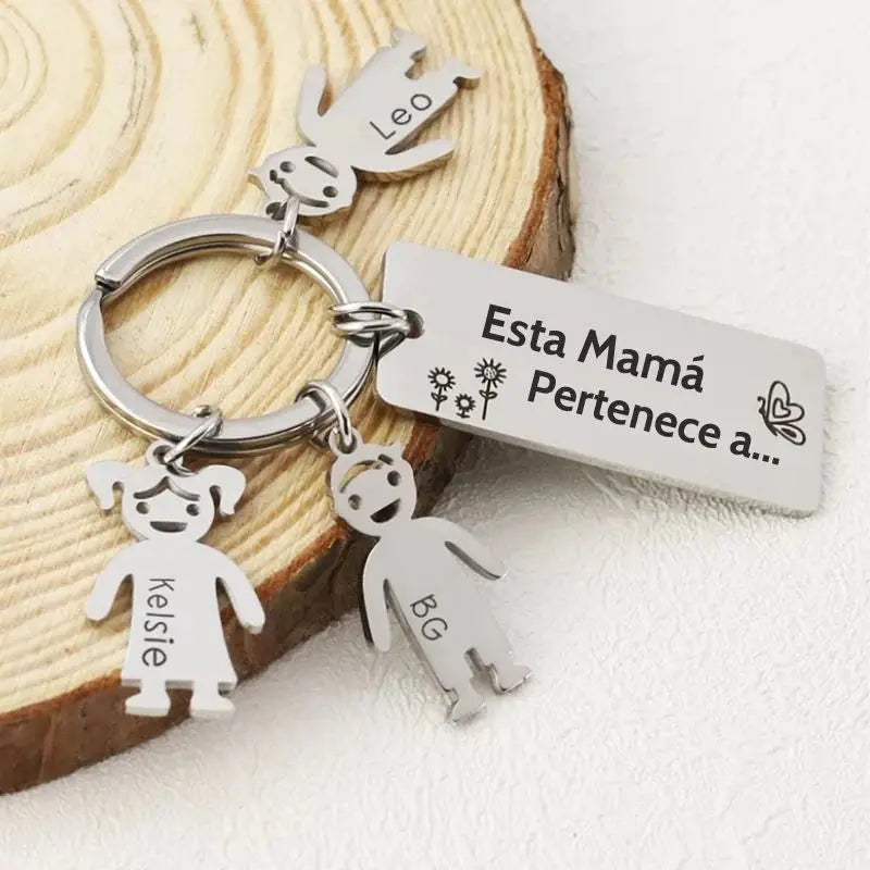 Llaveros personalizables con dijes infantiles - Moroveta
